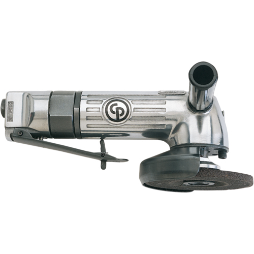 Angle Wheel Grinder, 4" Wheel, 1/4" NPT Inlet, 13000 RPM Trail Hammer and Bolt