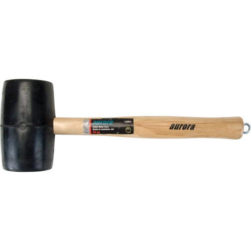Rubber Mallet, 32 oz., Wood Handle Trail Hammer and Bolt