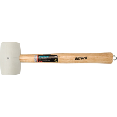 Rubber Mallet, 16 oz., Wood Handle Trail Hammer and Bolt