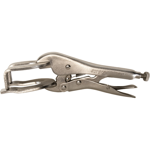 Locking Pliers, 9" Length, Welding Trail Hammer and Bolt