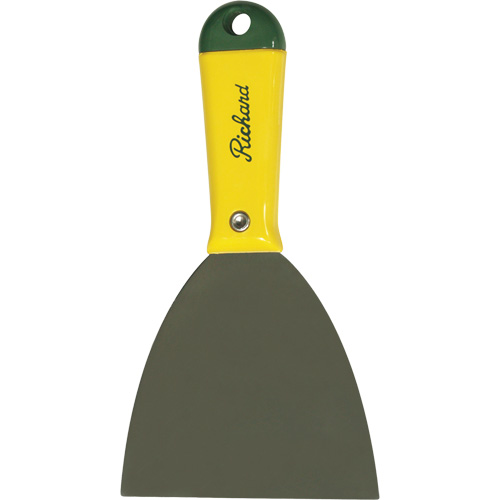 Signature Series Stiff Taping Knife, High-Carbon Steel Blade, 4" Wide, Polypropylene Handle Trail Hammer and Bolt