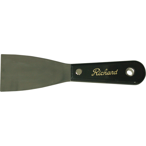 Putty Knife Stiff, Steel Blade, 2" Wide, Polypropylene Handle Trail Hammer and Bolt