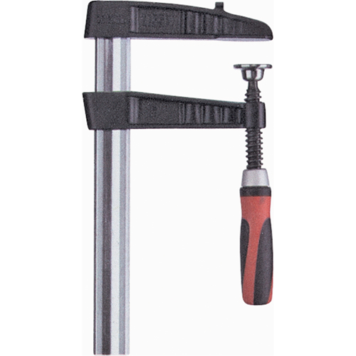 Serre-joints &agrave; barre en fonte mall&eacute;able de s&eacute;rie TG Professional , 16" (406 mm) capacit&eacute;, 4-1/2" (114 mm) profondeur Trail Hammer and Bolt