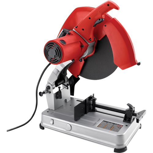 Abrasive Chop Saw, 14", 3900 No Load RPM, 120 V, 15 A Trail Hammer and Bolt