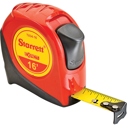 Ruban &agrave; mesurer, 19 mm x 16', Marques de goujon 1/16" Trail Hammer and Bolt