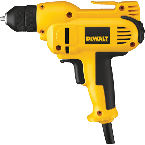 Perceuse &agrave; poign&eacute;e centrale VSR, Mandrin 3/8", 8 A, 120 V, 0-2500 Tr/min, Mandrin Sans cl&eacute; Trail Hammer and Bolt