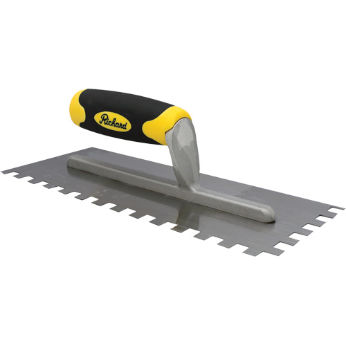 Square Notch Ergo-Grip Adhesive Trowel Trail Hammer and Bolt