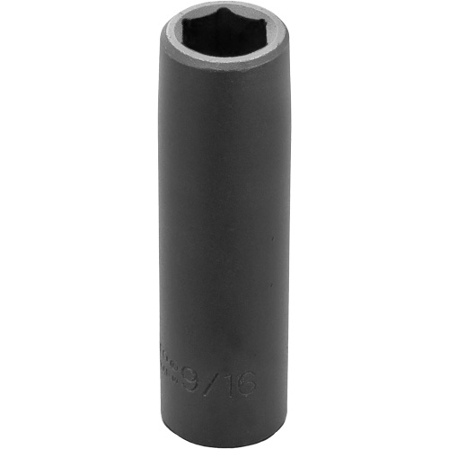 Socket, Impact, 9/16", 1/2" Drive, 6 Points, Deep Trail Hammer and Bolt