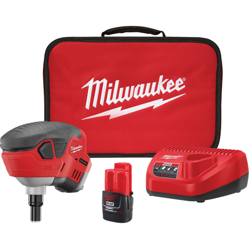 M12 Cordless Palm Nailer Kit, 12 V, Lithium-Ion Trail Hammer and Bolt