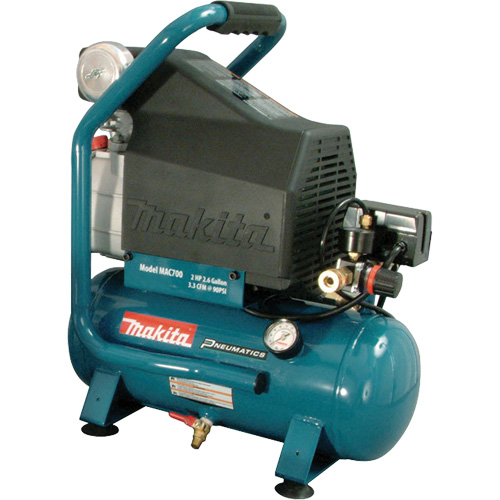 Big Bore Air Compressor, Electric, 2.6 Gal. (3.2 US Gal), 130 PSI Trail Hammer and Bolt