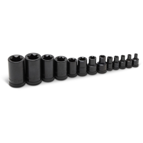 Jeu de douilles externes Torx, Prise 1/2"/1/4"/3/8" Trail Hammer and Bolt