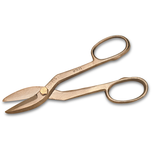 Cisailles pour feuilles m&eacute;talliques, Longueur de coupe de 3", Coupe Droit Trail Hammer and Bolt