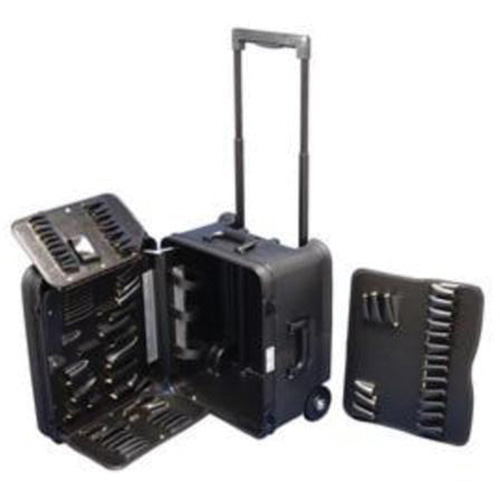 2-Wheel Service Tool Kit, 16-3/4" W x 13-1/2" D x 20" H, Black Trail Hammer and Bolt