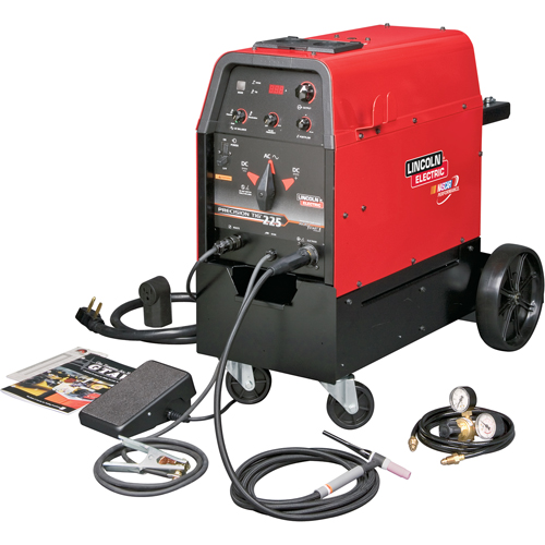 Ensemble Precision TIG 225 ReadyPak avec chariot Trail Hammer and Bolt