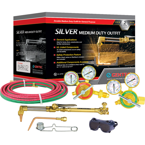 Trousse de soudage & de coupage Silver Series - usage moyen, Coupe jusqu'&agrave; 1/2", Soude jusqu'&agrave; 1/4" Trail Hammer and Bolt
