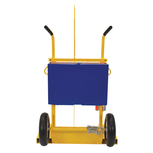 Chariot pour chalumeau et bouteille de soudage, Roues Pneumatique, Base de 24" la x 19-1/2" lo, 500 lb Trail Hammer and Bolt