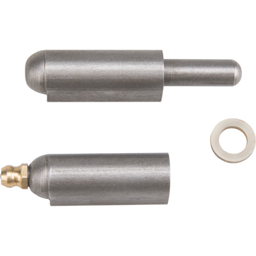 Charni&egrave;re &agrave; souder, 0,512" dia. x 3,15" lo, Acier doux a/goupille fixe en acier Trail Hammer and Bolt