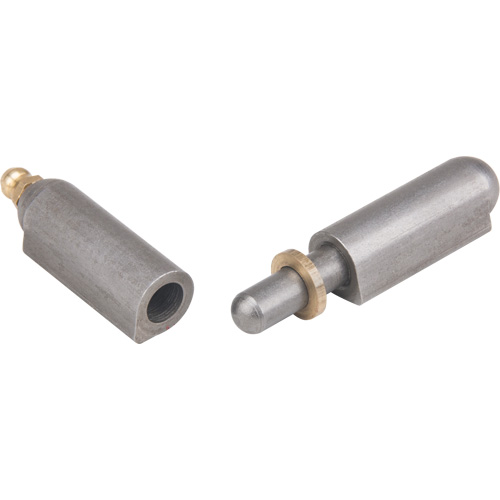 Charni&egrave;re &agrave; souder, 0,512" dia. x 3,15" lo, Acier doux a/goupille fixe en acier Trail Hammer and Bolt