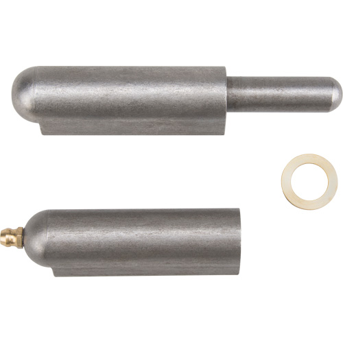 Charni&egrave;re &agrave; souder, 0,787" dia. x 5,906" lo, Acier doux a/goupille fixe en acier Trail Hammer and Bolt