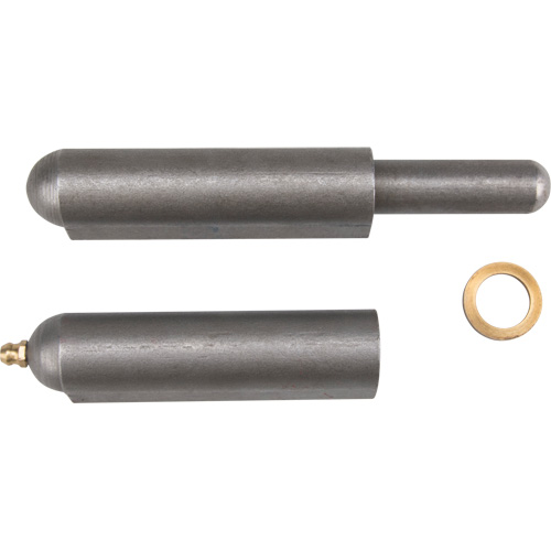 Charni&egrave;re &agrave; souder, 0,906" dia. x 7,874" lo, Acier doux a/goupille fixe en acier Trail Hammer and Bolt