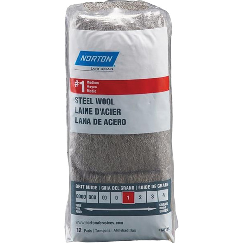 Steel Wool, Roll, Grade 1 Trail Hammer and Bolt