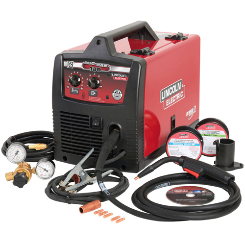 Machine &agrave; souder avec d&eacute;vidoir de fil MIG 180, 208 V/230 V, 1 Ph, 60 Hz Trail Hammer and Bolt