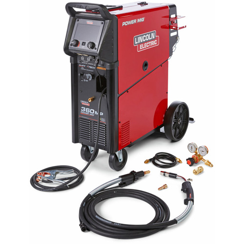 Machine &agrave; souder multiproc&eacute;d&eacute;s POWER MIG 360MP, 208 V/230 V/460 V/575 V, 1 Ph, 50/60 Hz Trail Hammer and Bolt