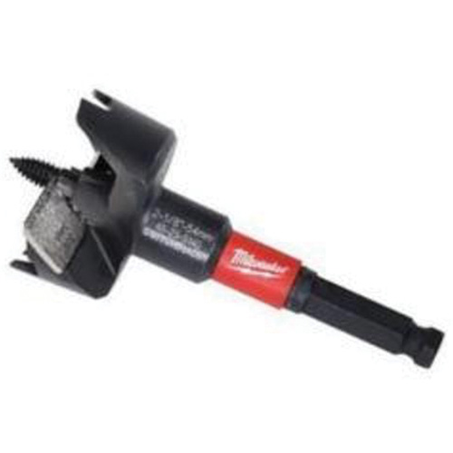 SwitchBlade Self-feed Wood Bit, 2-1/4", 6" Length, 7/16" Hex Shank Trail Hammer and Bolt