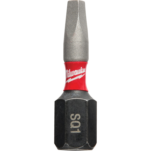 Shockwave Impact Insert Bit, Square, #1, 1/4" Drive Trail Hammer and Bolt