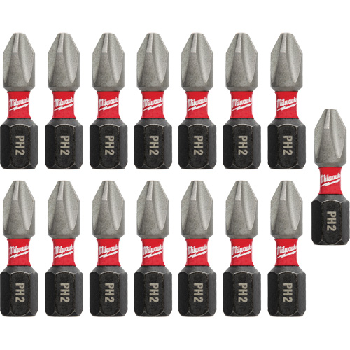 Shockwave Impact Insert Bits, Phillips, #2, 1/4" Drive Trail Hammer and Bolt