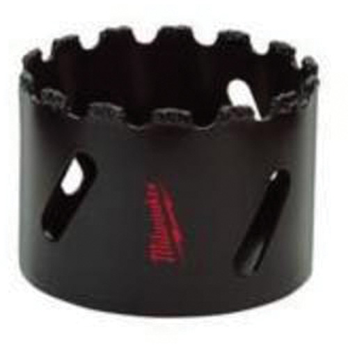 Scie-cloche &agrave; lame abrasive, 1", Profondeur de la coupe 1-9/16", Carbure Trail Hammer and Bolt