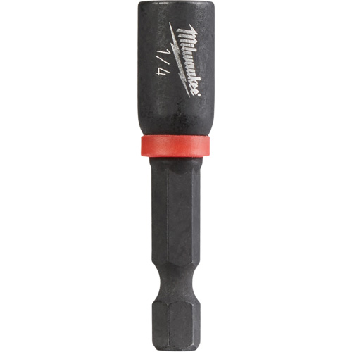 Shockwave Impact Duty Nutsetter, 1/4" Tip, 1/4" Drive, 1-7/8" L, Magnetic Trail Hammer and Bolt