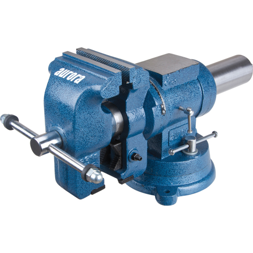 &eacute;tau d'&eacute;tabli &agrave; usages multiples, Largeur des m&acirc;choires 5", Profondeur de la gorge 3-1/10" Trail Hammer and Bolt