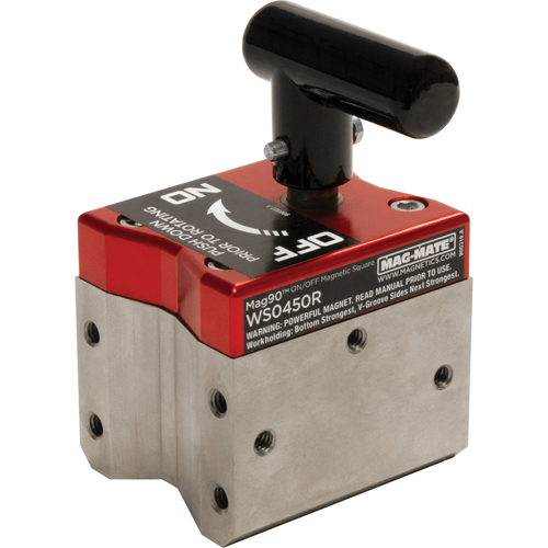 &eacute;querres magn&eacute;tiques Mag90 avec interrupteur, 3" lo x 2-1/2" la x 4-5/8" h, 450 lb Trail Hammer and Bolt