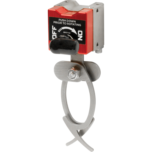 On/Off Magnetic Hanging Hooks, 5-3/4" Length, 1-3/4" Diameter, 35 lbs. Capacity Trail Hammer and Bolt