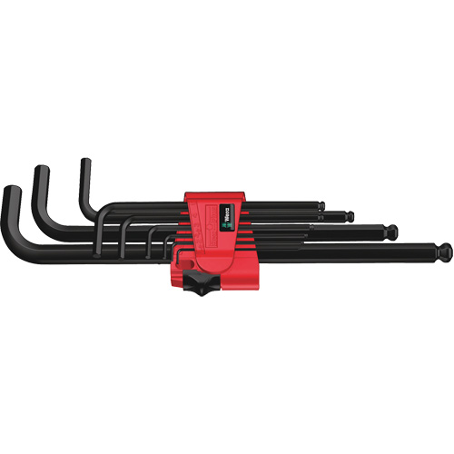 Hex Plus Key Set, 9 Pcs., Metric Trail Hammer and Bolt
