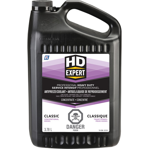 Turbo Power&reg; Heavy-Duty Diesel Antifreeze/Coolant Concentrate, 3.78 L, Gallon Trail Hammer and Bolt
