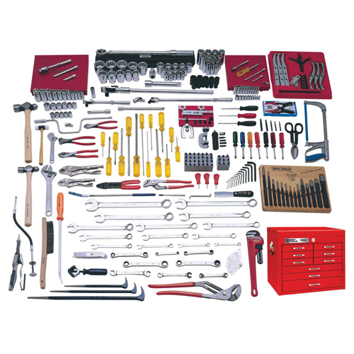 Complete Intermediate Master Set With Top Chest, 225 Pieces Trail Hammer and Bolt