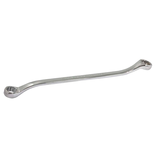 Cl&eacute; polygonale, 12 pans, 1/2" x 9/16", d&eacute;cal&eacute;es de 15°, Fini Chrome Trail Hammer and Bolt