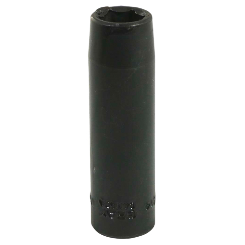 Socket, Impact, 7/16", 3/8" Drive, 6 Points, Deep Trail Hammer and Bolt