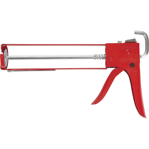 Drip-Free E-Z Thrust&reg; Hex Rod Parallel Frame Caulking Gun, 300 ml Trail Hammer and Bolt