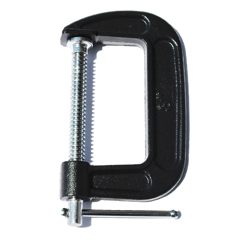 C-Clamp, 2" (51 mm) Capacity, 1-3/4" (44 mm) Throat Depth Trail Hammer and Bolt