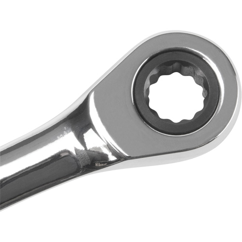 Cl&eacute; mixte &agrave; cliquet m&eacute;trique, 12 pans, 8 mm, Fini Chrome Trail Hammer and Bolt
