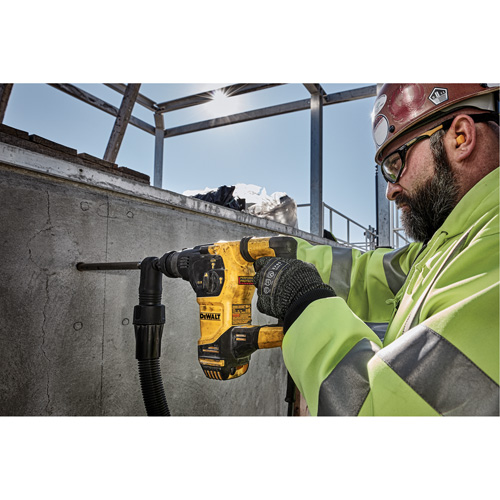 L-Shape SDS Plus Rotary Hammer, 3/16" - 7/8", 8.5 A, 0-5200 BPM BPM, 0-1150 RPM RPM, 2.58 ft.-lbs. Trail Hammer and Bolt