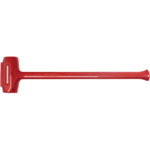 Sledge Head Dead Blow Hammer, 6.5 lbs., Smooth Grip, 36" L Trail Hammer and Bolt