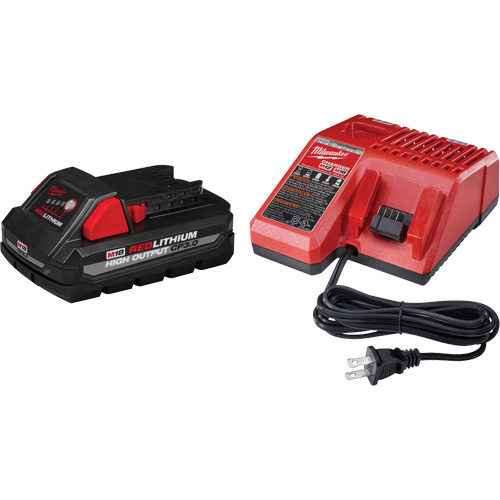 M18 Redlithium High Output CP3.0 Battery Charging Kit, 18 V, Lithium-Ion Trail Hammer and Bolt