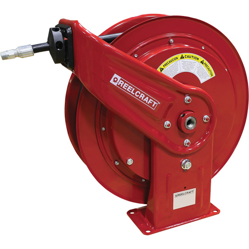 D&eacute;vidoir de tuyau mobile HD70000, Huiles, 3/8" x 75', Tuyau simple, 2600 PSI Trail Hammer and Bolt