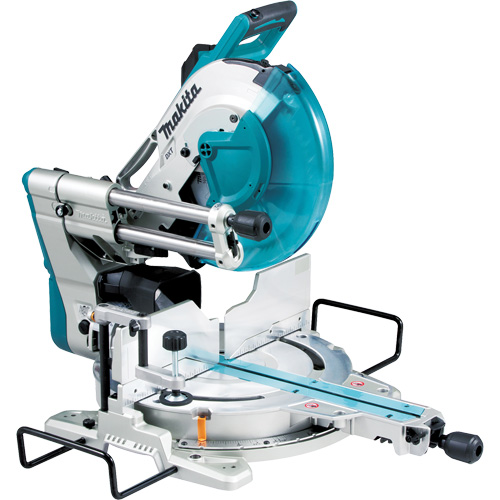 Dual-Bevel Sliding Compound Mitre Saw, 12", 15 A, 120 V Trail Hammer and Bolt