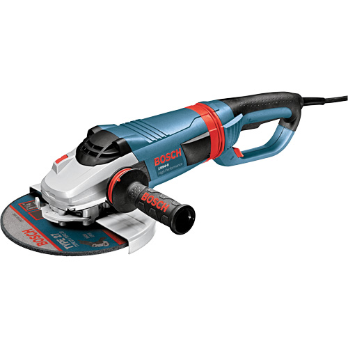 High Performance Large Angle Grinder, 9", 120 V, 15 A, 6500 RPM Trail Hammer and Bolt