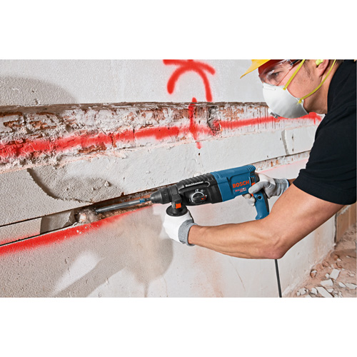 SDS-Plus&reg; Bulldog Xtreme Rotary Hammer, 3/16"-5/8", 8 A, 0-5100 BPM, 0-1300 RPM, 2 ft.-lbs. Trail Hammer and Bolt